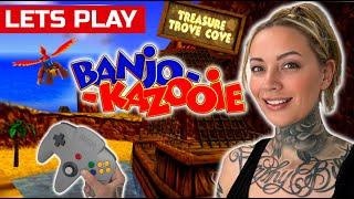 Banjo Kazooie Treasure Trove Cove - Nintendo 64 Game Play!