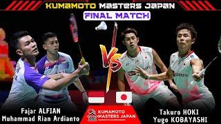 FINAL ! Fajar/Rian (INA) vs Takuro Hoki/Yugo Kobayashi (JPN) | Kumamoto Masters Japan 2024 Badminton