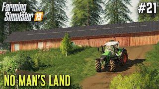 No Man's Land #21 - Brand New Tractor, Building A Sawmill - Farming Simulator 19 Timelapse