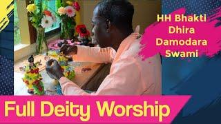 Full Morning Deity Worship | His Holiness Bhakti Dhira Damodara Swami