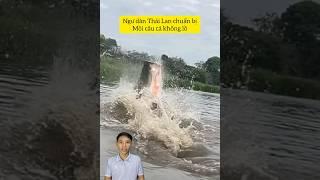 Làm mồi câu cá khổng lồ sông Mekong #cacconvat #docla #fishing