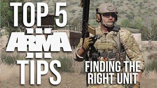 The Top 5 Arma 3 Tips - Finding The Right Milsim Unit For You