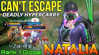 HyperCarry Natalia Deadly Assassination! - Top 1 Global Natalia by ᴸᶜZo̸℮得鉴 - Mobile Legends