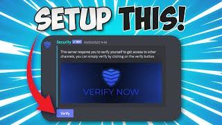 How To Make A DISCORD Verification System In 2025