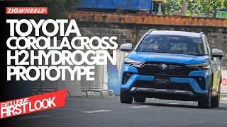 BEYOND ZERO Toyota Corolla Cross H2 Hydrogen Combustion Prototype Exclusive Look | Zigwheels.Ph