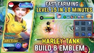 NEW META HARLEY TANK BUILD SEASON 25 | BUILD TERSAKIT HARLEY TANK 2022 | HARLEY MOBILE LEGENDS