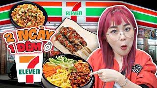 500k ăn sập cửa hàng tiện lợi 7-Eleven. Misthy phát hiện món ăn siêu đỉnh?! FOOD CHALLENGE