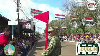 Desfile cívico estudiantil en conmemoración al 485° aniversario de la ciudad de Altos