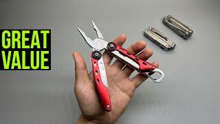 $12 Amazon Basics Multitool Compared with Leatherman Wingman and Wave+