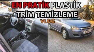 14 YILLIK CORSA İLK TEMİZLİK |  2 Ürünle En Pratik Trim Temizliği, Döşemeler Sıfır Çıktı!