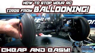 RC Patrol - How to Tape an RC Truck Tire - Ballooning be Gone - with DaveM