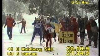 Bjoern Daehlie - Oslo 1987 - 50 km - World Cup debut!