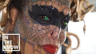 Meet the Dragon Lady, whose extreme body modifications are turning her into a reptile!