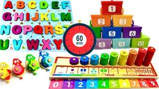 The Best Preschool Learning Video For Toddlers Part 5 | Learn English ABC, Numbers, Shapes, Counting