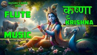 Krishna Flute Music - Gentle Rain Sounds