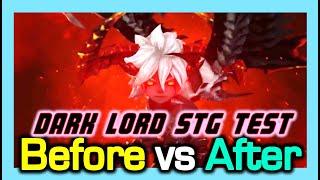 Dark Lord STG DPS Comparison / Before vs After / Dragon Nest Korea (2024 June)