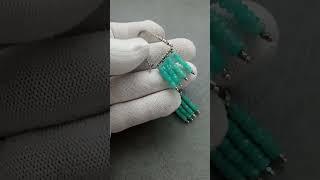Серебряные серьги с амазонитом #wirewrap #jewelry #украшенияручнойработы