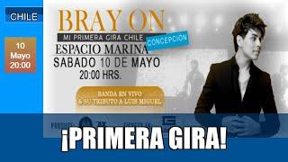 Bray On arrasa en Chile: Su primera gira y la historia que lo lleva al éxito