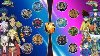 【Beyblade Burst Cho Z VS Beyblade Burst GT  A six member battle】 ベイブレードバースト 베이블레이드 버스트