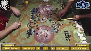 Warmachine & Hordes Battle Report Recap - Ashlynn d'Elyse (Mercenaries) vs The Heretic (Grymkin)