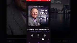 My interview on the John Oakley radio show.