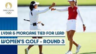 Lydia Ko and Morgane Metraux tied for lead after round 3 of women's golf ️ | Paris 2024 highlights