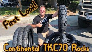 First Look!  The TKC70 Rocks Adventure Tire from Continental - 70% Street | 30% Dirt