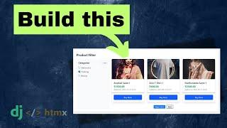 Build Flipkart Style Product Filtering with Pagination using Django & HTMX
