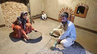 Iranian Nomad Life: Helping to Complete a Mother's Mountain Shelter