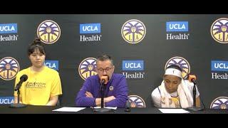 LA Sparks Basketball | Postgame Press Conference 9.17.24