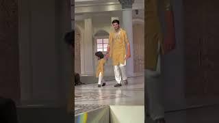 Subhan Awan with cute boy ramp walk for kashees #kashees #shorts #youtubeshorts