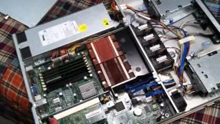 dell poweredge sc1425 server close look