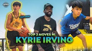 SINUBUKAN NI KALYE ANG TOP 3 SIGNATURE MOVES NI KYRIE IRVING | KALYE IRVING BASKETBALL DRILLS