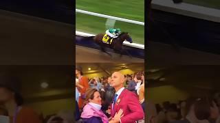 His reaction is priceless #lucrative #racing #horseracing #shorts