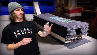 100 Sheets of Griptape | World's Heaviest Scooter