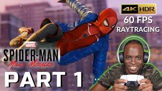 SPIDERMAN MILES MORALES PS5 Gameplay Walkthrough Part 1 - Full Game