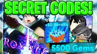 Anime Royale Secret Codes!