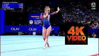 Jade CAREYFloor 2024 US WAG Olympic Team Trials D2 (NBC.4K)