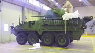 US Army - Stryker ICV Dragoon 30mm 8X8 Armoured Vehicle Unwrap [720p]