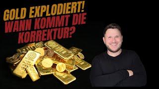 Goldpreis erklärt anhand der Elliot Wellen-Strategie! Wann kommt die Korrektur?