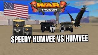 Speedy Humvee Showcase | War Tycoon Roblox