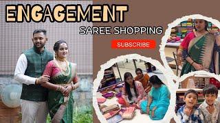 PART 1: Engagement Saree Shopping️ #engagement #shopping #vlogs