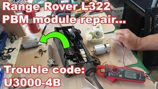 Range Rover Parking Brake module repair/refurbishment.