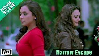 Narrow Escape - Movie Scene - Kabhi Alvida Naa Kehna - Shahrukh, Rani, Preity