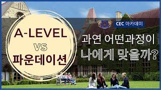 A level vs 파운데이션, 과연 나에게 어떤 과정이 맞을까?