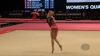 SMIRNOVA Mariia (AZE) - 2015 Artistic Worlds - Qualifications Floor Exercise