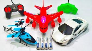 Radio Control Airplane A380 and Remote Control Rc Car Unboxing, helicopter, airplane, plane, rc cars