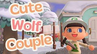 Cute Neighbourhood For 2  | Winter Christmas Cottagecore Island | ACNH Animal Crossing New Horizons