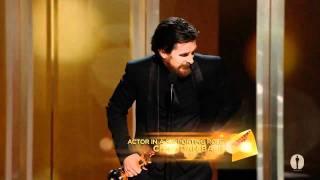 Christian Bale winning Best Supporting Actor | 83rd Oscars (2011)