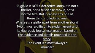 The History of Giallo in Cinema PART 1 | TheKingInGiallo